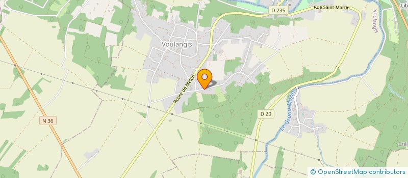 localisation de l'entreprise SCI PARMIDA  VOULANGIS