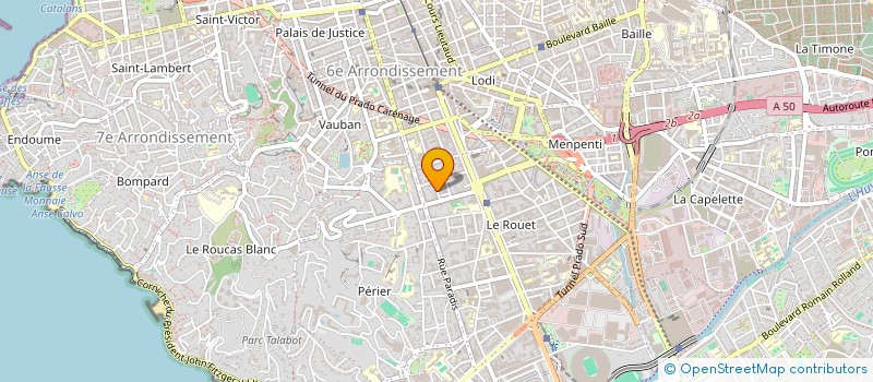localisation de l'entreprise SCI PARNASSA TOVA à MARSEILLE