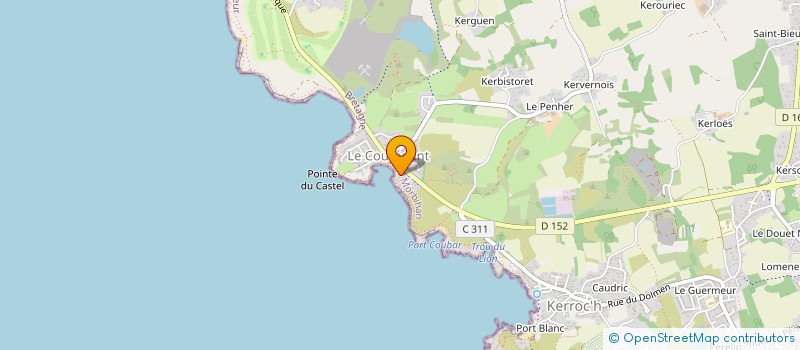 localisation de l'entreprise SCI PARO à PLOEMEUR