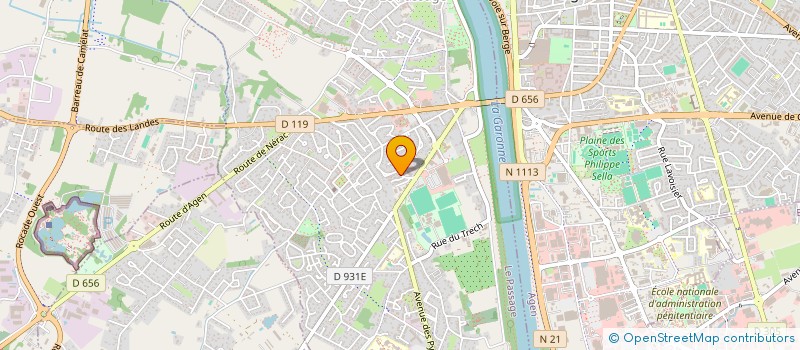 localisation de l'entreprise SCI PARO  LE PASSAGE