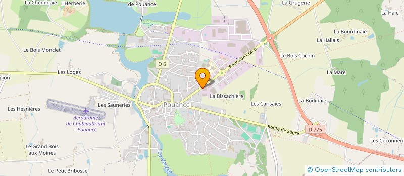 localisation de l'entreprise SCI PAROCA à OMBREE D'ANJOU