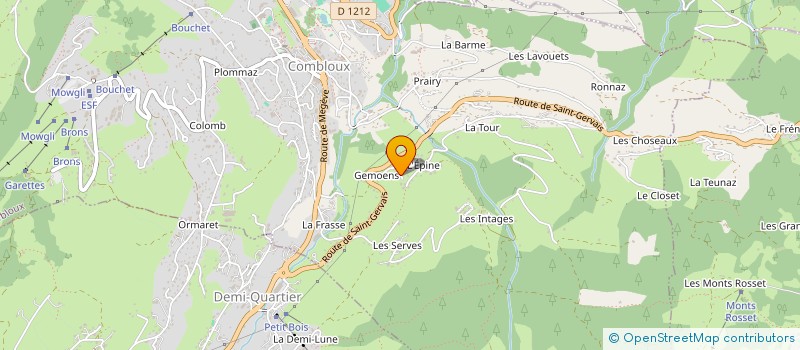 localisation de l'entreprise SCI PARODI REYES ASSOCIATES  COMBLOUX