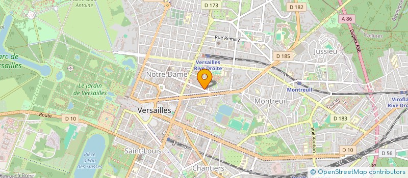 localisation de l'entreprise SCI PAROISSE 79 à VERSAILLES