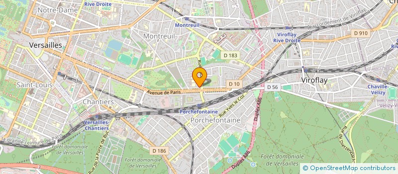localisation de l'entreprise SCI PAROISSEDE L'OUBLI à VERSAILLES