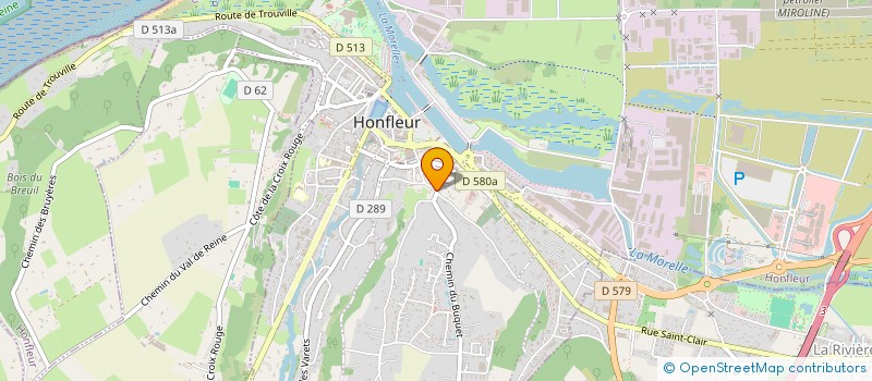localisation de l'entreprise SCI PAROLE ET ACTION à HONFLEUR
