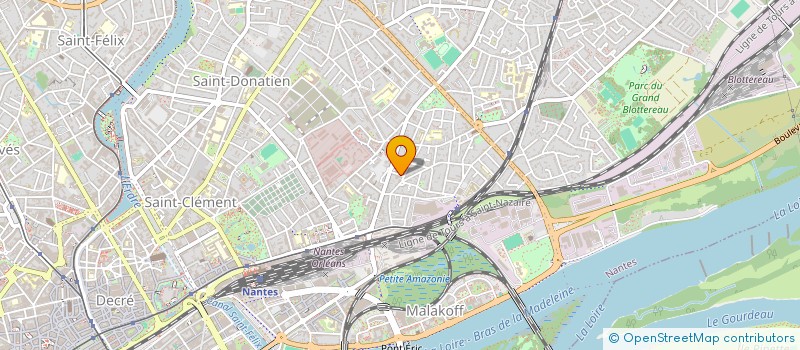 localisation de l'entreprise SCI PAROS  NANTES