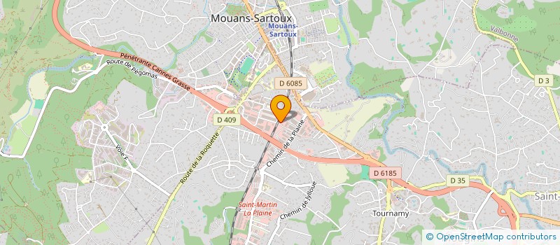 localisation de l'entreprise SCI PAROSA à MOUGINS