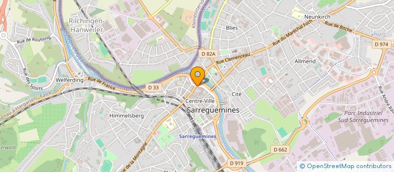localisation de l'entreprise SCI PAROSTOM à SARREGUEMINES