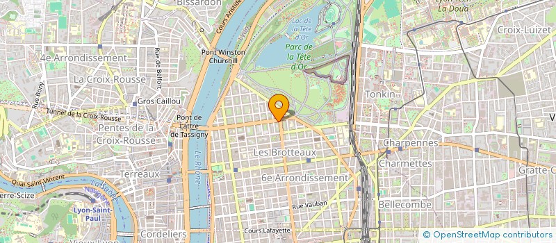 localisation de l'entreprise SCI PAROT  LYON