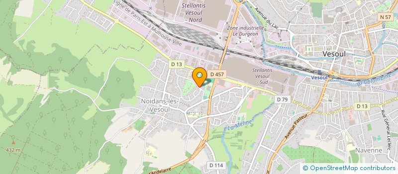 localisation de l'entreprise SCI PAROTY  NOIDANS-LES-VESOUL