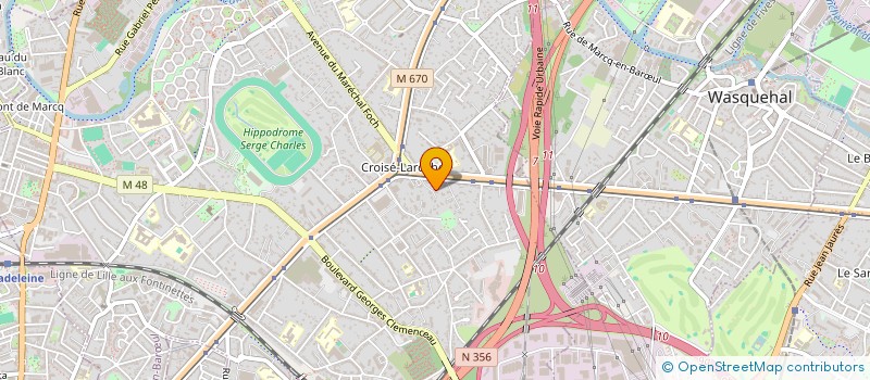 localisation de l'entreprise SCI PAROUB à MARCQ-EN-BARŒUL