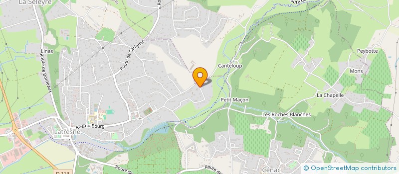 localisation de l'entreprise SCI PARPAILLAN  LATRESNE