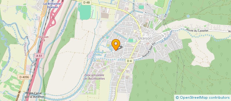 localisation de l'entreprise SCI PARPAILLON  ORAISON