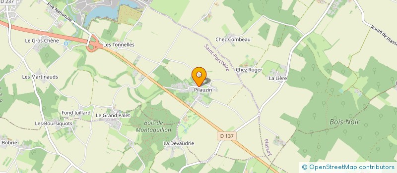 localisation de l'entreprise SCI PARPILLE  SAINT-PORCHAIRE