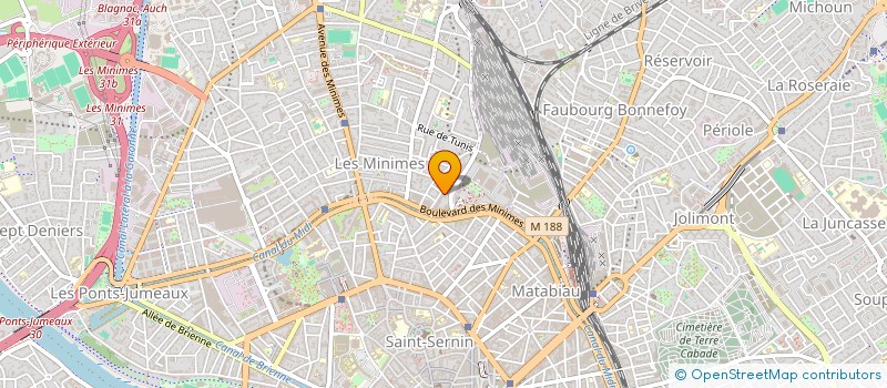 localisation de l'entreprise SCI PARRA à TOULOUSE
