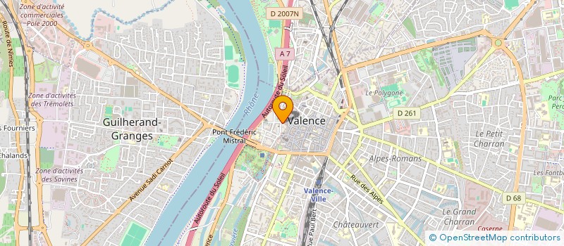 localisation de l'entreprise SCI PARRA à VALENCE