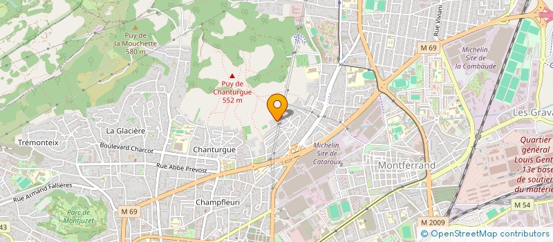 localisation de l'entreprise SCI PARRA  CLERMONT-FERRAND