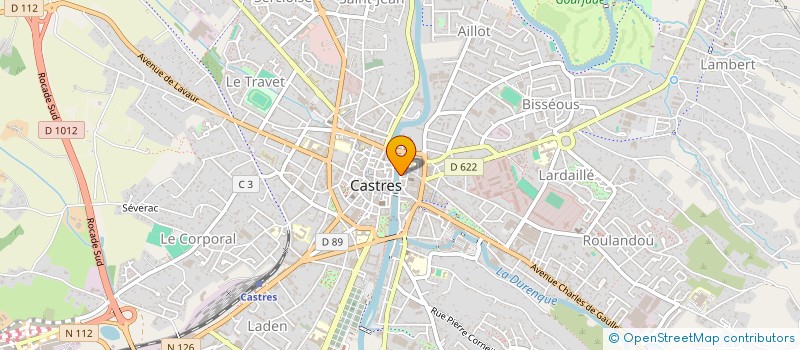 localisation de l'entreprise SCI PARRADIS  CASTRES