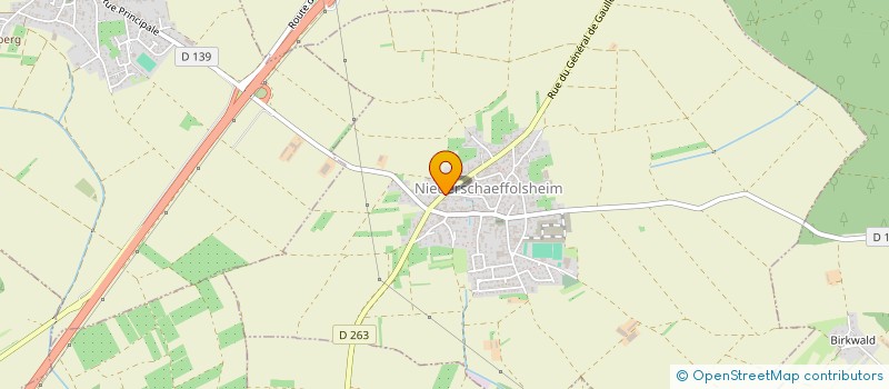 localisation de l'entreprise SCI PARRE  NIEDERSCHAEFFOLSHEIM