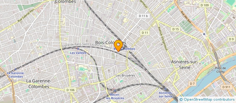 localisation de l'entreprise SCI PARROCO à BOIS-COLOMBES