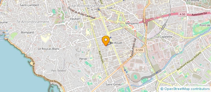 localisation de l'entreprise SCI PARROS à MARSEILLE