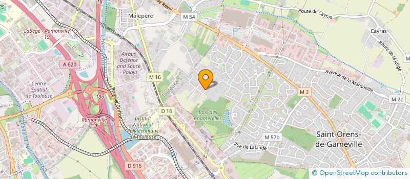 localisation de l'entreprise SCI PARRY  SAINT-ORENS-DE-GAMEVILLE