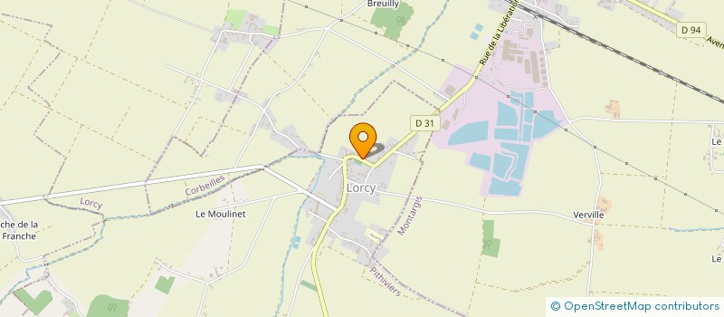 localisation de l'entreprise SCI PARS RUSITCA à LORCY