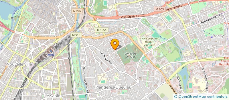 localisation de l'entreprise SCI PARSIM  METZ