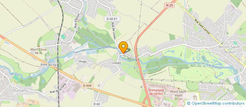 localisation de l'entreprise SCI PARSY  DUISANS