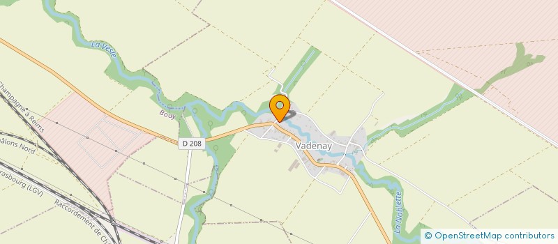 localisation de l'entreprise SCI PARSY BOITELLE  VADENAY