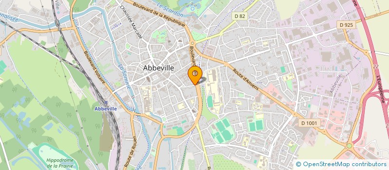localisation de l'entreprise SCI PARSY-DALLERY  ABBEVILLE