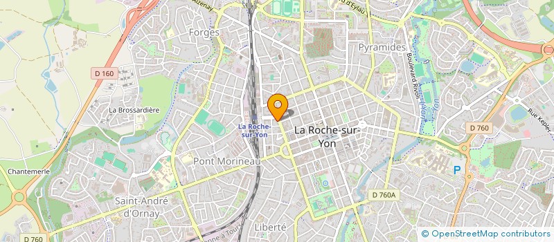 localisation de l'entreprise SCI PART A QUATRE  LA ROCHE-SUR-YON