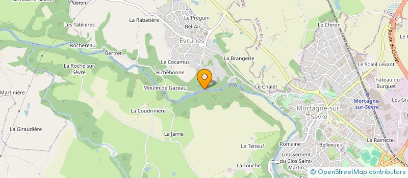 localisation de l'entreprise SCI PART PETITS VENTS à CHOLET