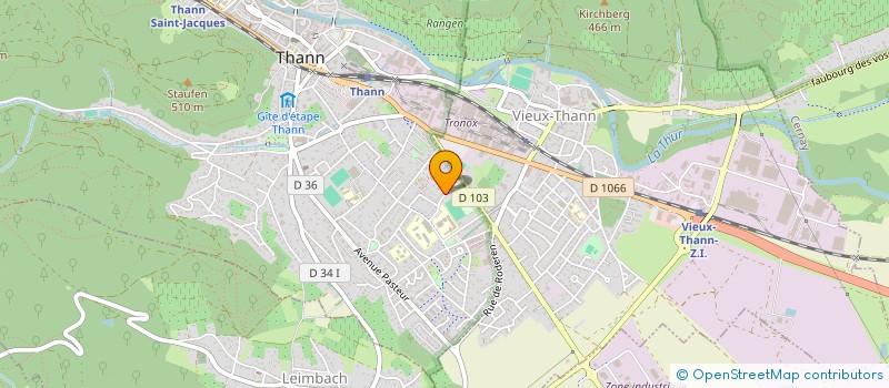 localisation de l'entreprise SCI PARTAGE  THANN