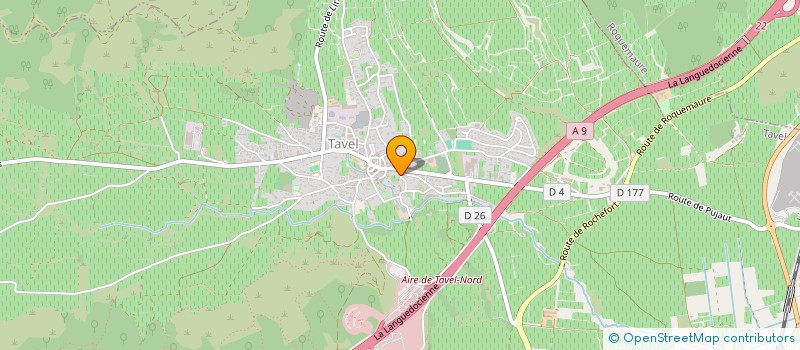 localisation de l'entreprise SCI PARTENAIRES  TAVEL