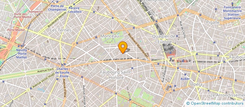 localisation de l'entreprise SCI PARTENAIRES DE LA RUE LANCEREAUX  PARIS