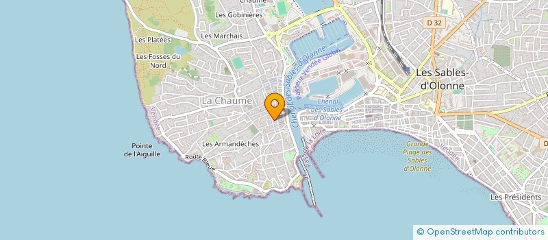 localisation de l'entreprise SCI PARTICIPATION LE CHATEAU D'OLONNE à LES SABLES D'OLONNE