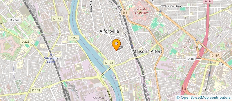 localisation de l'entreprise SCI PARTICULIERE  ALFORTVILLE