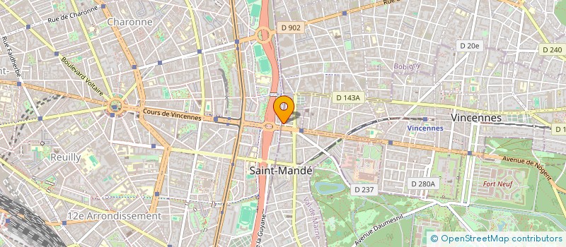 localisation de l'entreprise SCI PARTICULIERE  DEF à SAINT-MANDE