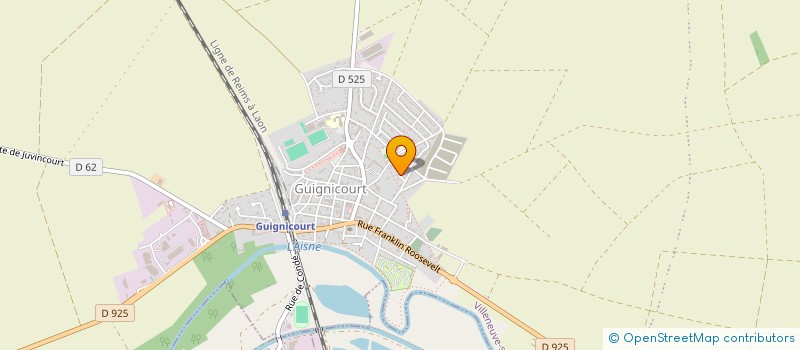 localisation de l'entreprise SCI PARTICULIERE LE VILLAGE  VILLENEUVE-SUR-AISNE