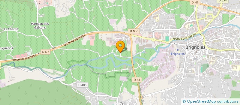 localisation de l'entreprise SCI PARTICULIERE LES CABASSUDES à BRIGNOLES