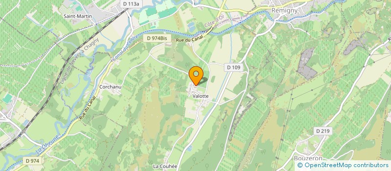 localisation de l'entreprise SCI PARTICULIERE SOCIDA  CHASSEY-LE-CAMP