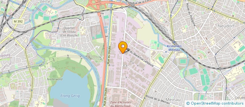 localisation de l'entreprise SCI PARTNER 6  STRASBOURG