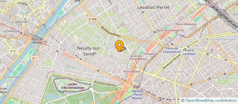 localisation de l'entreprise SCI PARTNER'S à NEUILLY-SUR-SEINE