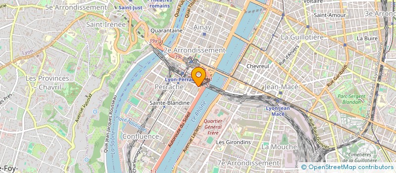 localisation de l'entreprise SCI PARTNERS  LYON