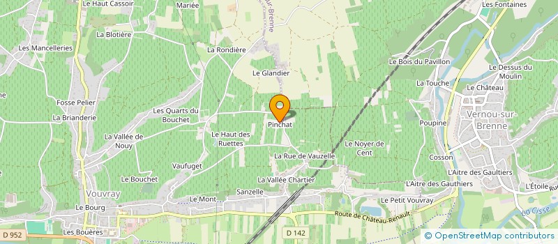 localisation de l'entreprise SCI PARTOULESIX à VOUVRAY
