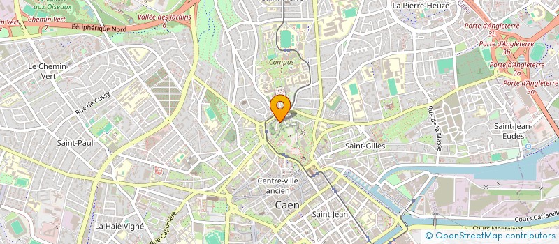 localisation de l'entreprise SCI PARVIL à CAEN