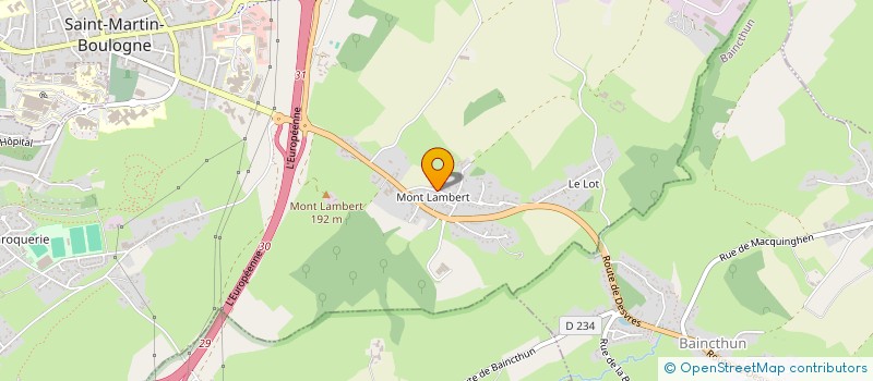 localisation de l'entreprise SCI PARVIS NOTRE DAME à SAINT-MARTIN-BOULOGNE