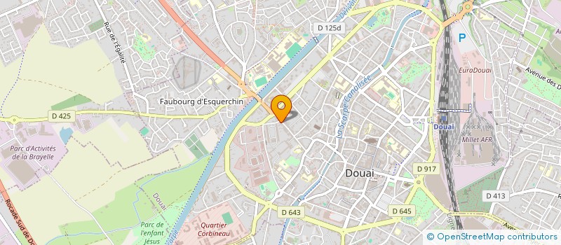 localisation de l'entreprise SCI PAS A PAS à DOUAI