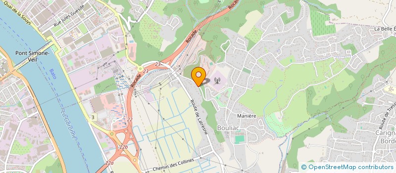 localisation de l'entreprise SCI PAS SAINT GEORGE  BOULIAC